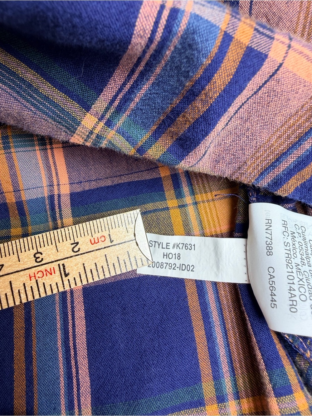 Madewell Women’s XL Plaid Tie Front Short Sleeve Button Shirt 100% Cotton - Picture 7 of 9